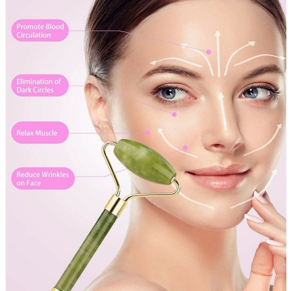 Jade Roller & GUA--SHA Facial Jade Roller women's teen... Gift Set - Picture 6 of 16